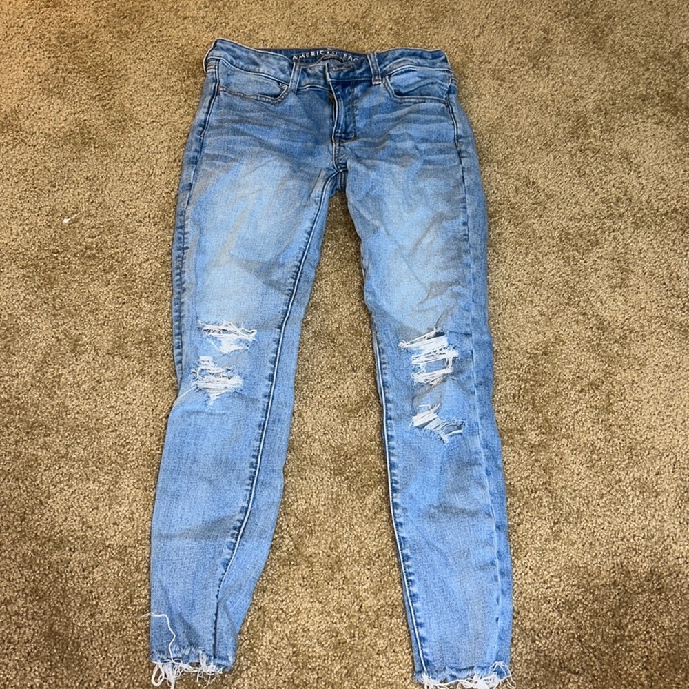 American Eagle Distressed Jeggings